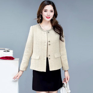 小香风外套女春秋2026新款时尚洋气今年流行爆款小个子妈休闲上衣