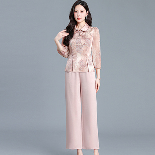 2026年新中式大码时尚套装女春季新款韩版简约气质女装潮流两件套