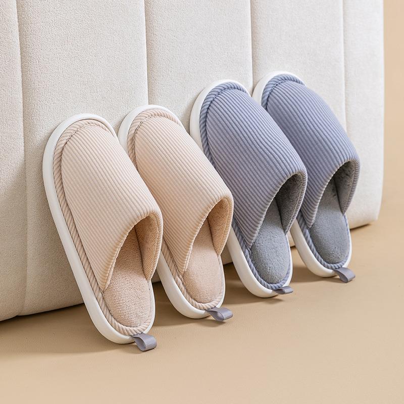 新款居家室内软底防滑棉拖