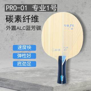 冰冰正品银河PRO-01外置刘丁硕碳素专业一号X蓝芳碳乒乓球拍底板