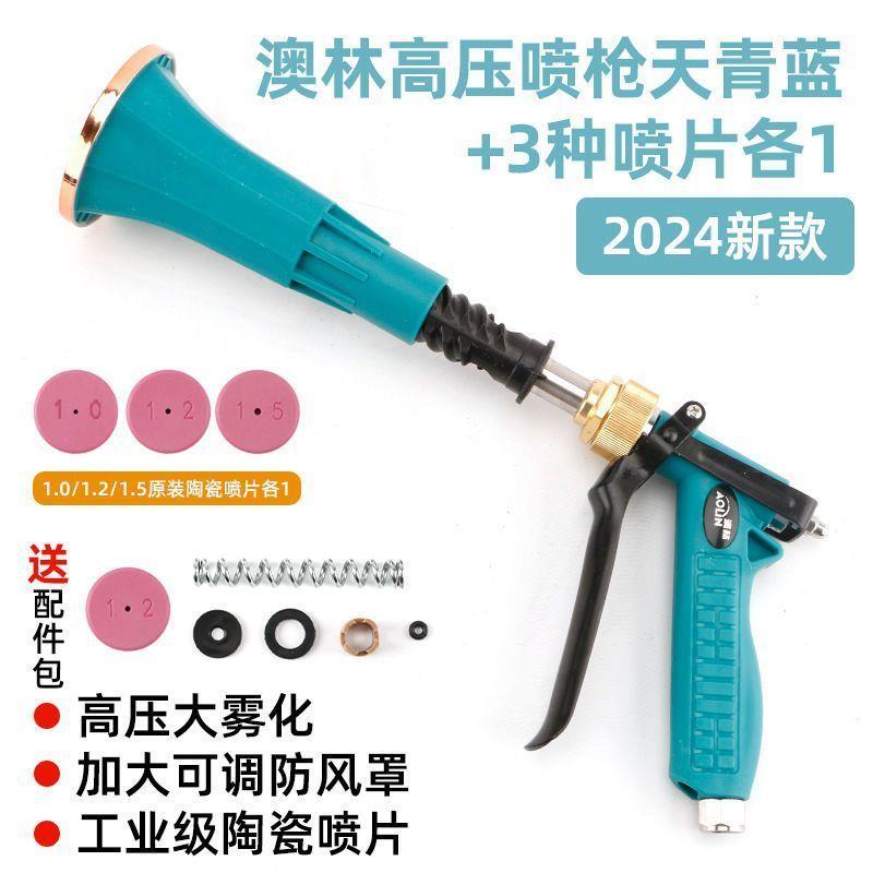 澳林打药喷枪机高压水枪农用喷药水枪园林喷雾消毒果树大棚铜配件