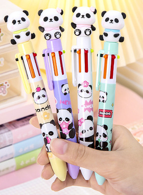 Cartoon Colour Ballpoint PenHigh value small giftsCute six c