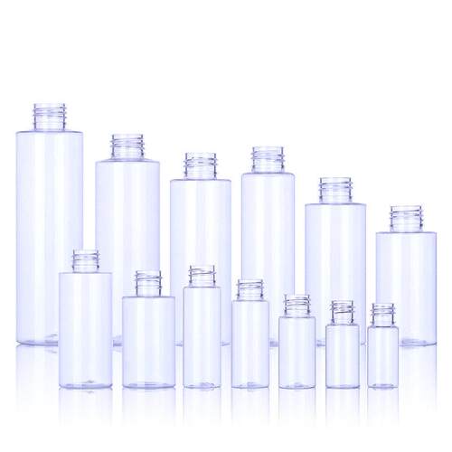 500ml透明平肩 液100m剂l铝盖体分装OWJ 粉样品水 pet塑末料