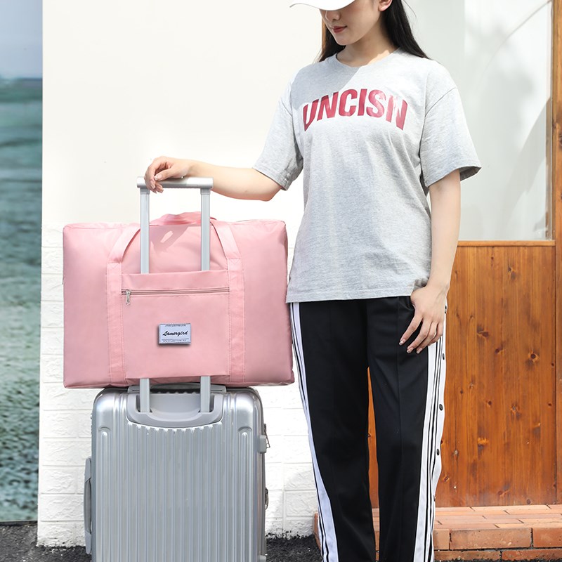 2023年新款旅行袋男大容量可套拉杆箱短途旅行包女V轻便折叠收纳
