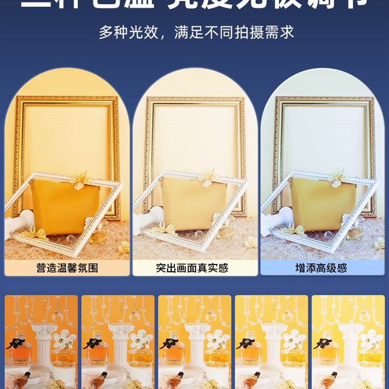 100CM摄影棚小型led补光拍z照D灯箱静物拍摄电商产品道具背景箱折