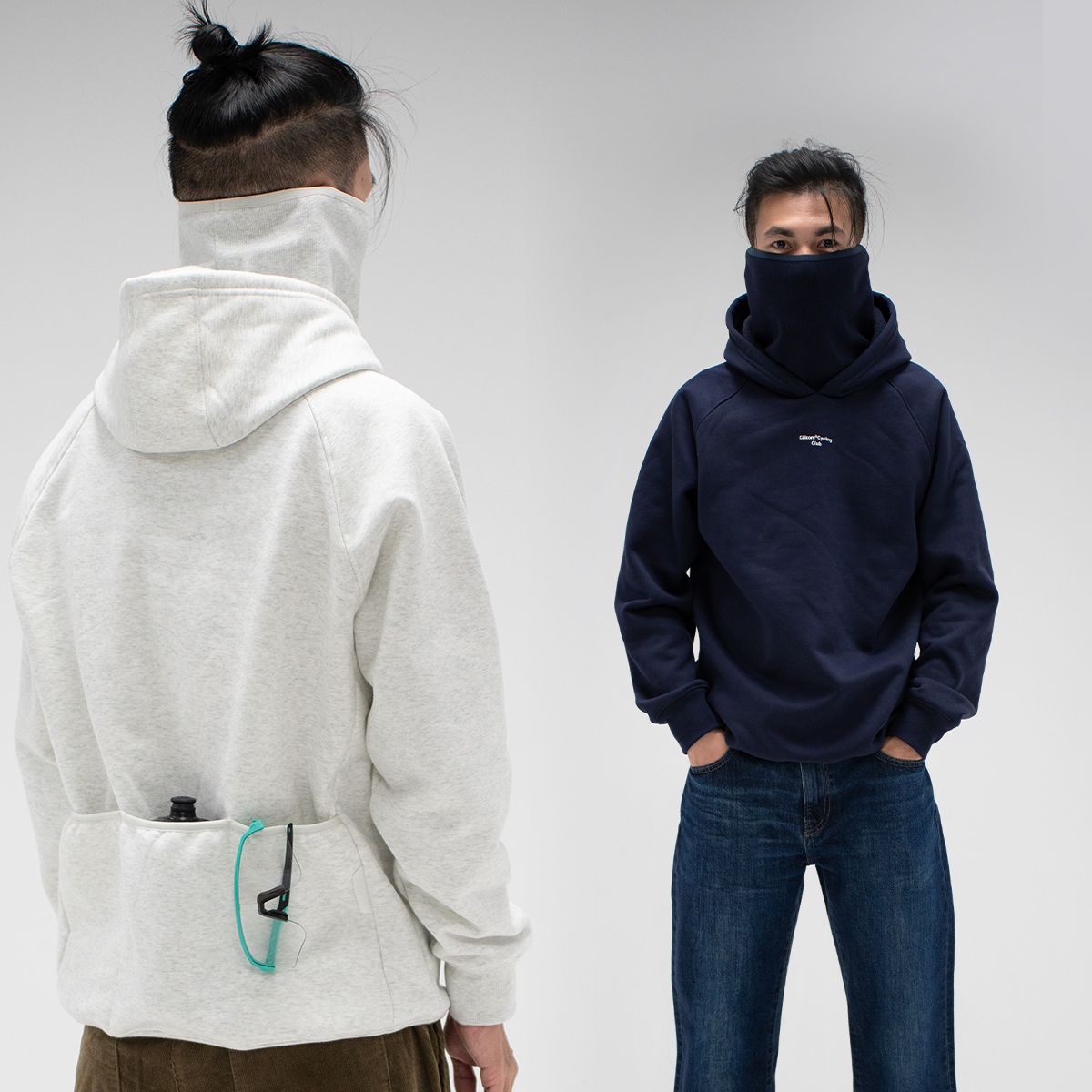 GIIKOM防风加绒骑行卫衣