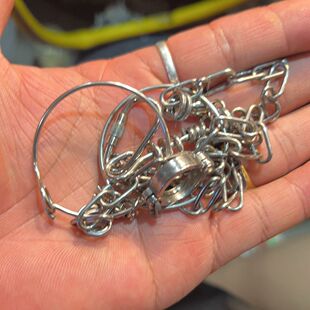 灰机葵花亚马逊折中金刚雨伞不锈钢脚链