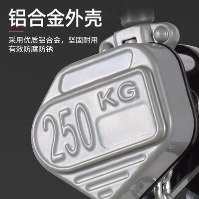 铝合手扳葫芦手板倒式链金0.25T0摇.5吨迷你紧线器便携起GVA重手
