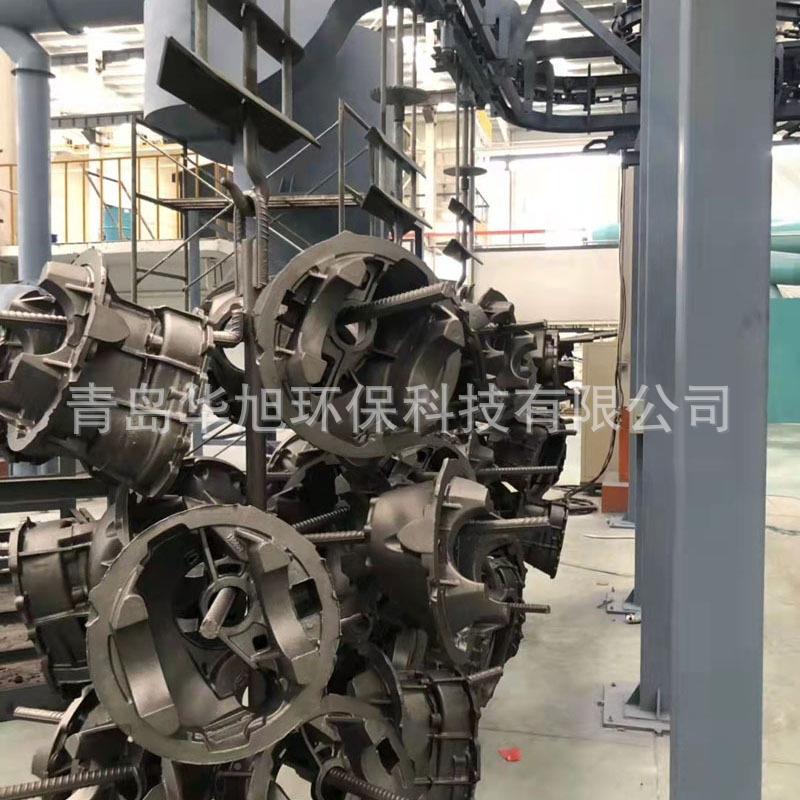 Q4810 积放式链抛丸OYM悬保机 高效环型水线抛丸喷砂流设备