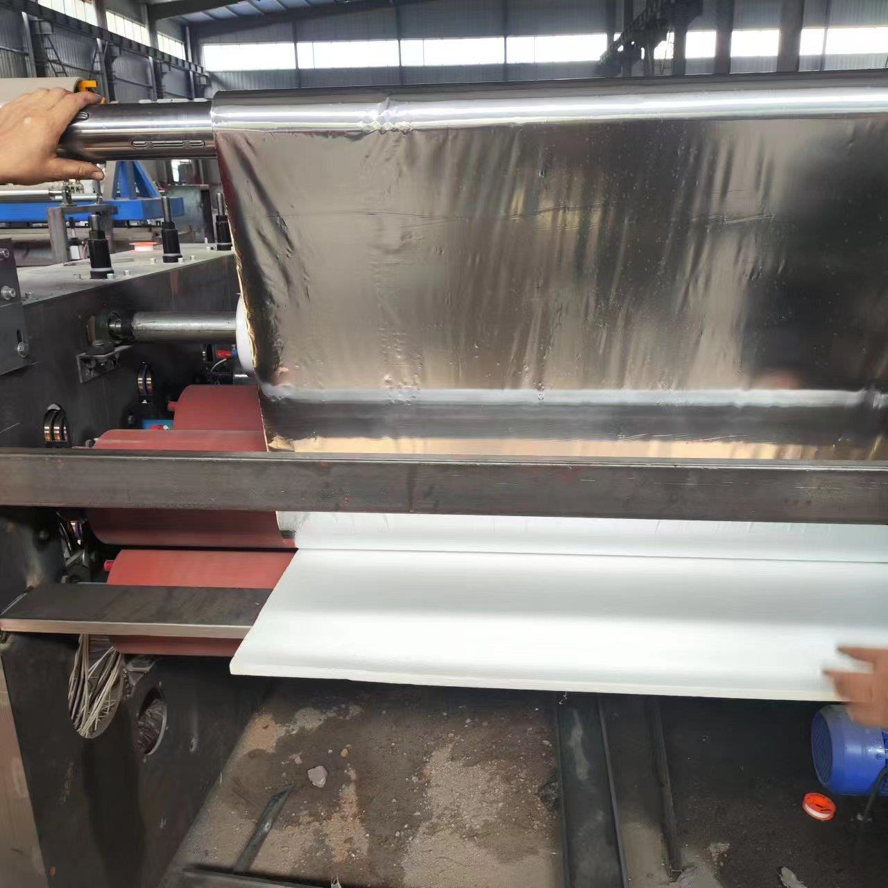 自带背覆胶膜膜复合机 橡塑海绵皮30002023革贴合 XPS挤塑板铝膜