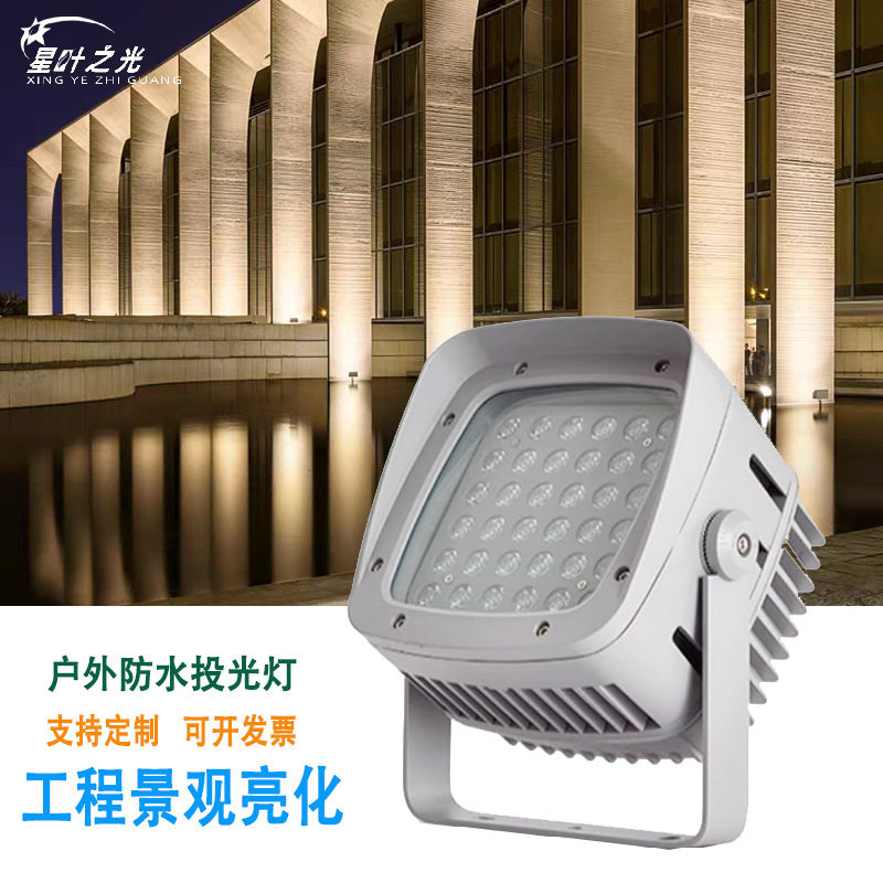 户外防水投光灯园林绿化照树灯庭院景观别墅公园楼宇LED插泥灯
