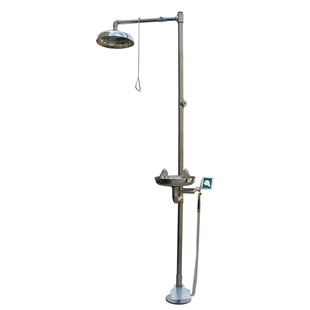 羿科AEGLE 洗眼器60902201 ES2201不锈钢安全紧急喷淋复合式