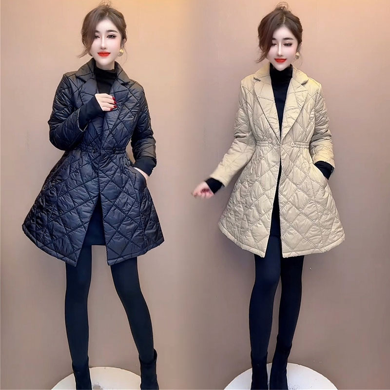 中长款欧货时尚棉服女