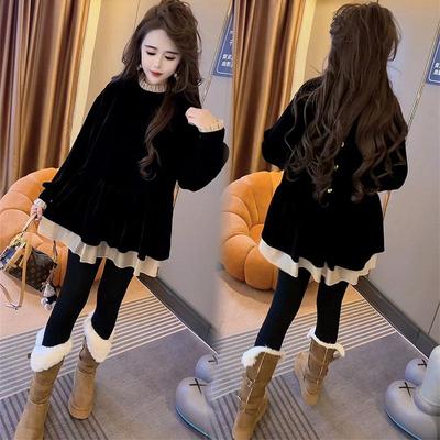 衬衫女24冬季洋气设计感娃娃款款