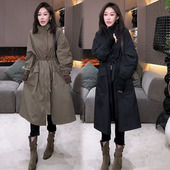 高级感气质风衣女2025秋冬新款 外套 设计感小众宽松显瘦百搭中长款
