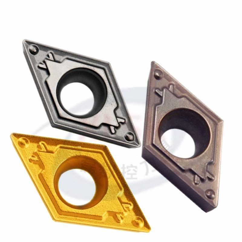 进口数控车床车刀片陶瓷钢不锈钢DCMT11T304日本55度菱形单面刀片