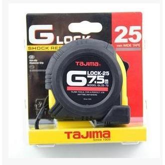 田岛钢卷尺2/3/5/5.5/7米GL16-35 GL19-50 GL25-55/75 手锁防滑