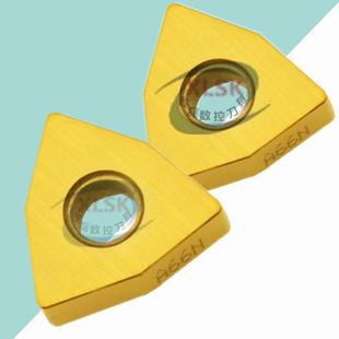 日本数控刀片刀具涂层陶瓷车刀片WNGA080404/08 A66N淬火钢加工