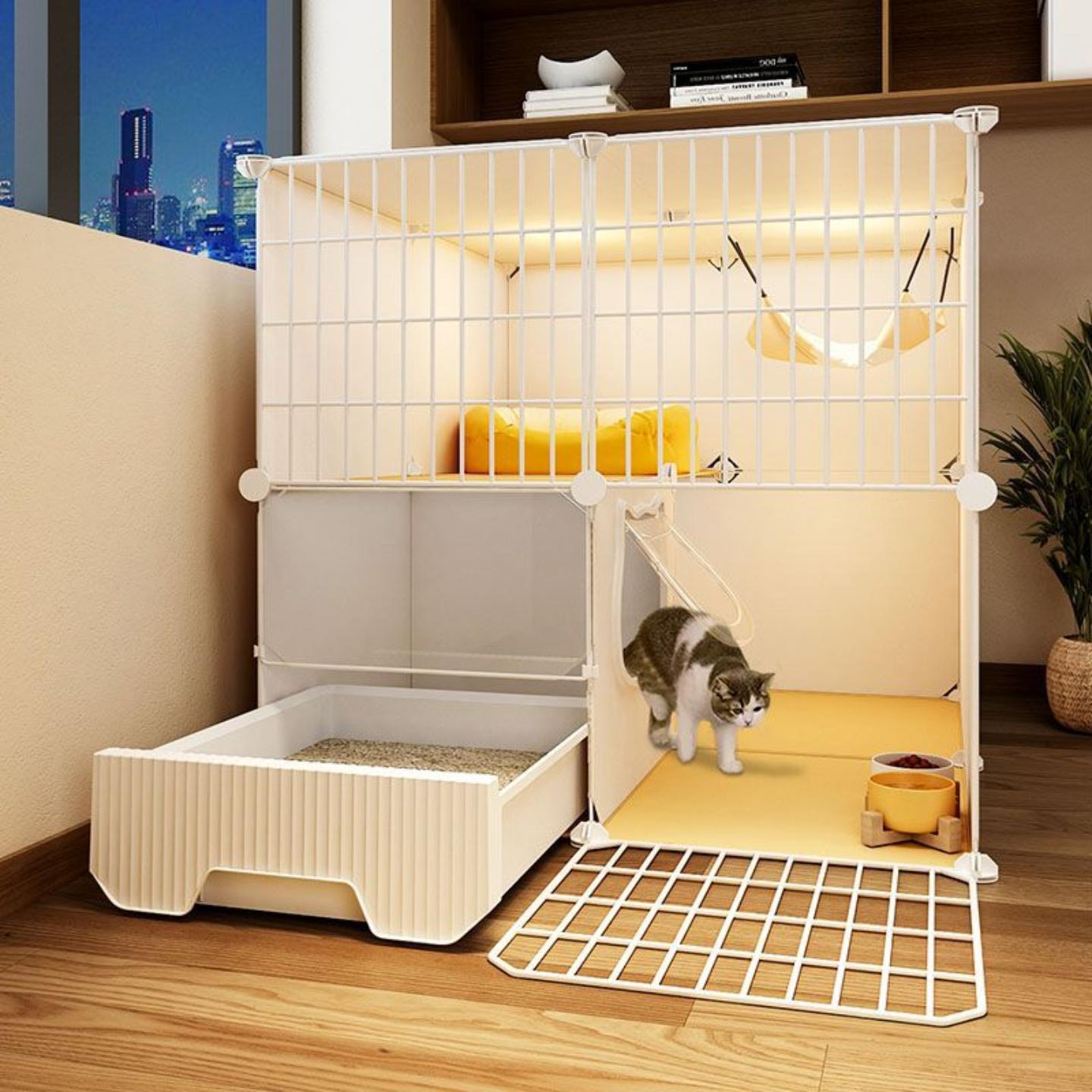 小猫窝猫厕所一体别墅屋笼子小户