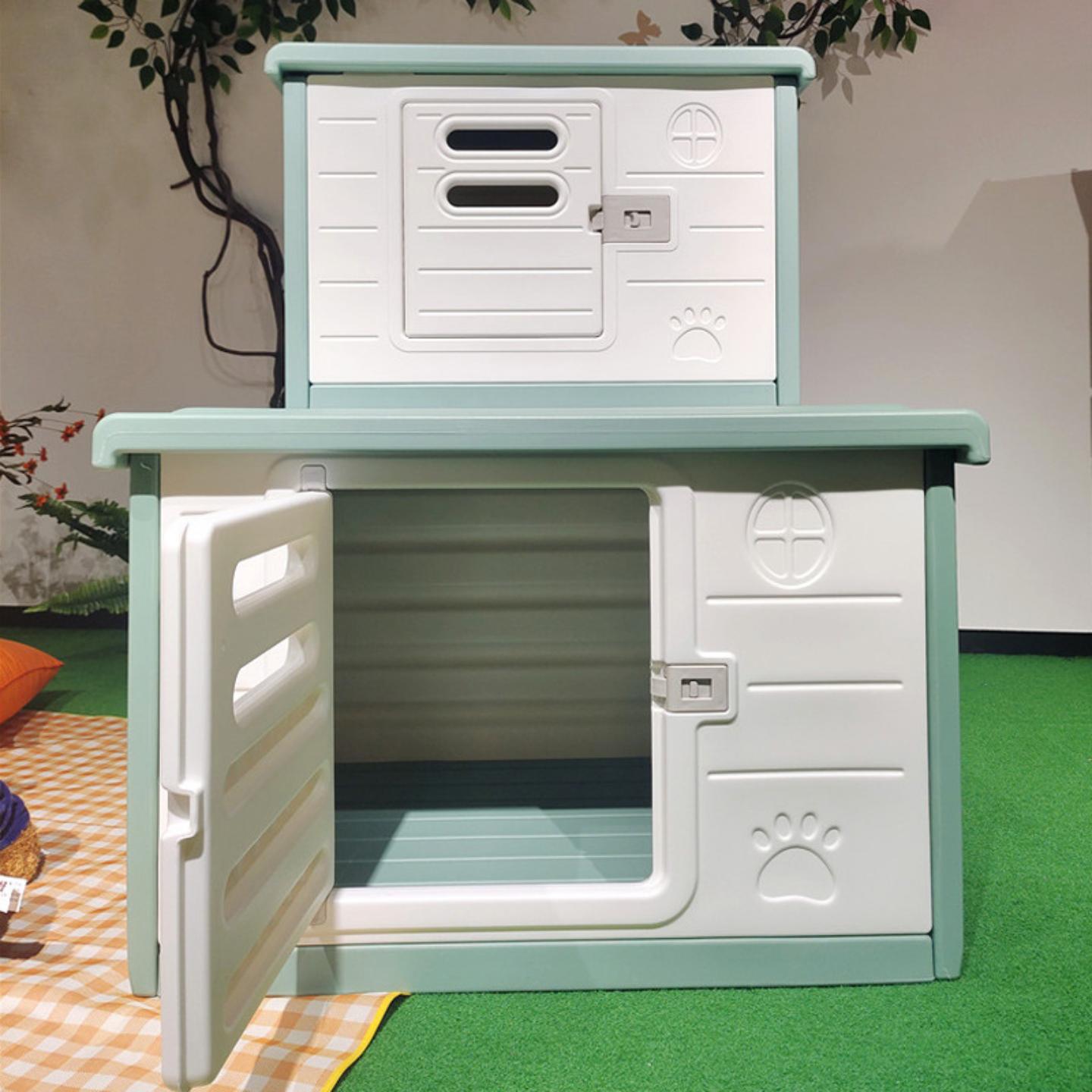 新型狗笼狗窝室内猫屋四季通用小