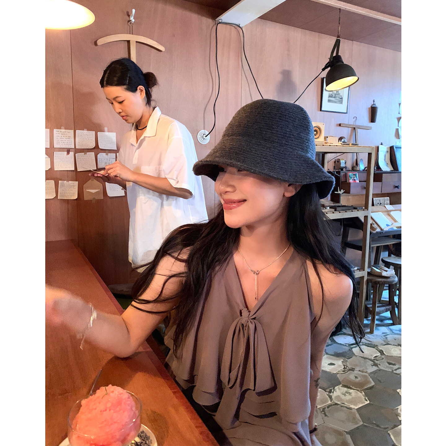 DaqianwithU 雾紫挂脖上衣女清凉外穿无袖背心荷叶边短裤两件套装,女装/女士精品,时尚套装,淘宝优惠券,粉丝福利购,淘宝优惠卷