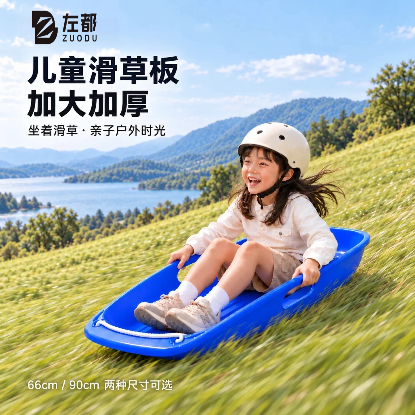 滑草板儿童沙漠滑沙板成人草坪滑