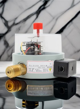 红旗YXCH/YXCHK-100电接点压力表DC24V磁簧0.25A感应开关式压滤机