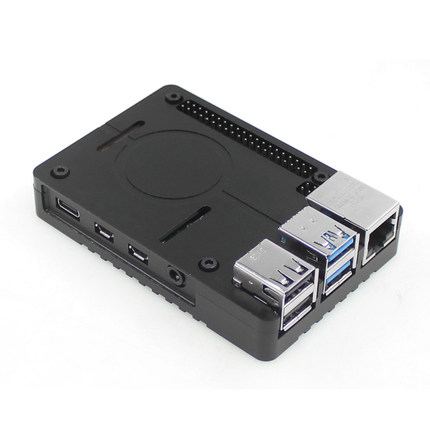 树莓派4代B型 Raspberry Pi 4B铝合金散热外壳 CNC金属保护壳盒子