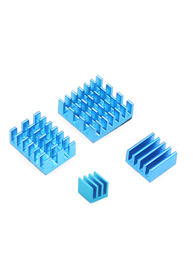 树莓派Raspberry pi ZERO/3B/4B 背胶散热片 SOC显存降温导热铜片