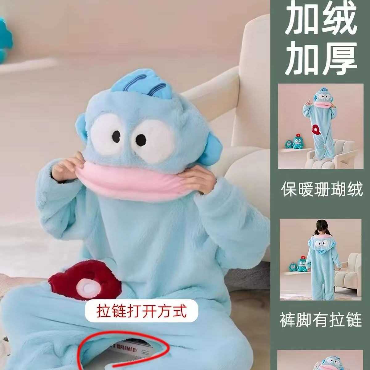 小丑鱼儿童连体睡衣男孩女童