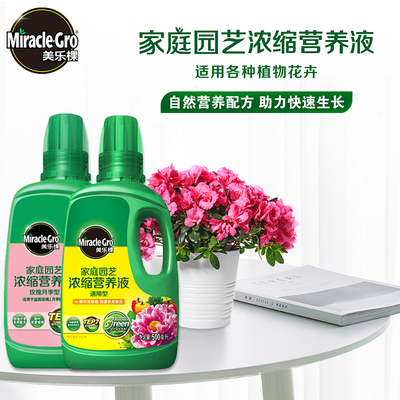 美乐棵绿萝月季兰花发财树水培专用肥料家用花肥植物通用型营养液