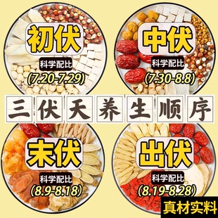 三伏天养生茶正品官方旗舰店出伏脾胃中伏湿气末伏气足血够出伏强