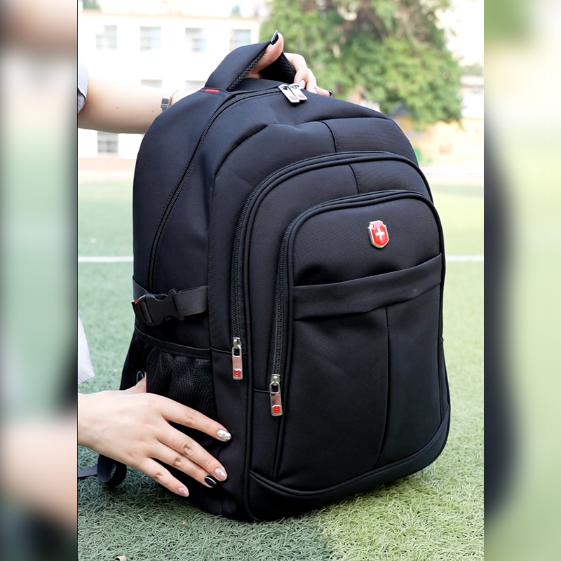 腰部支撑大容量双肩包