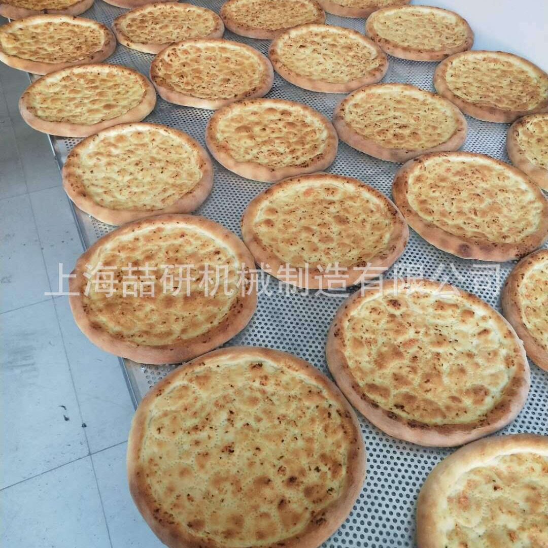 新疆玫瑰花馕饼烤炉仿手工烤制板栗饼烤箱大型芝麻油酥馕烤饼旋转