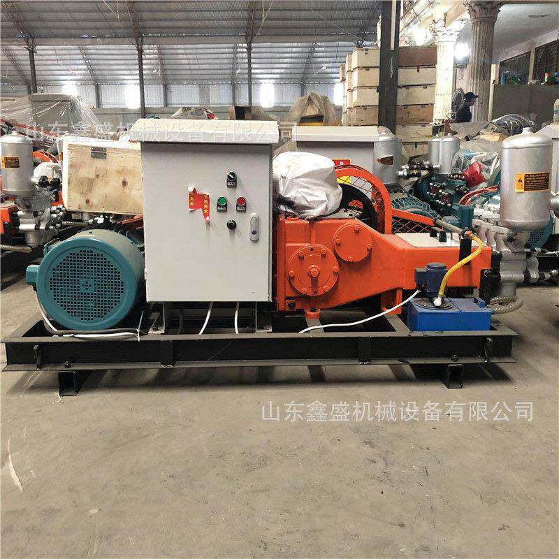 GPB150柱塞注浆泵工程用电动11KW稳定压力泥灰浆泵三缸压注浆机