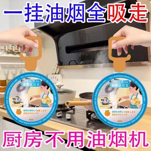 【一挂无油烟】吸附油烟除味全天候清洁空气炒菜烤肉烧烤除油神器