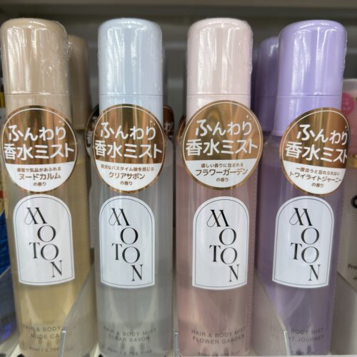 日本直邮 MOTON 头发身体淡香水香氛喷雾护发保湿芳香80ml