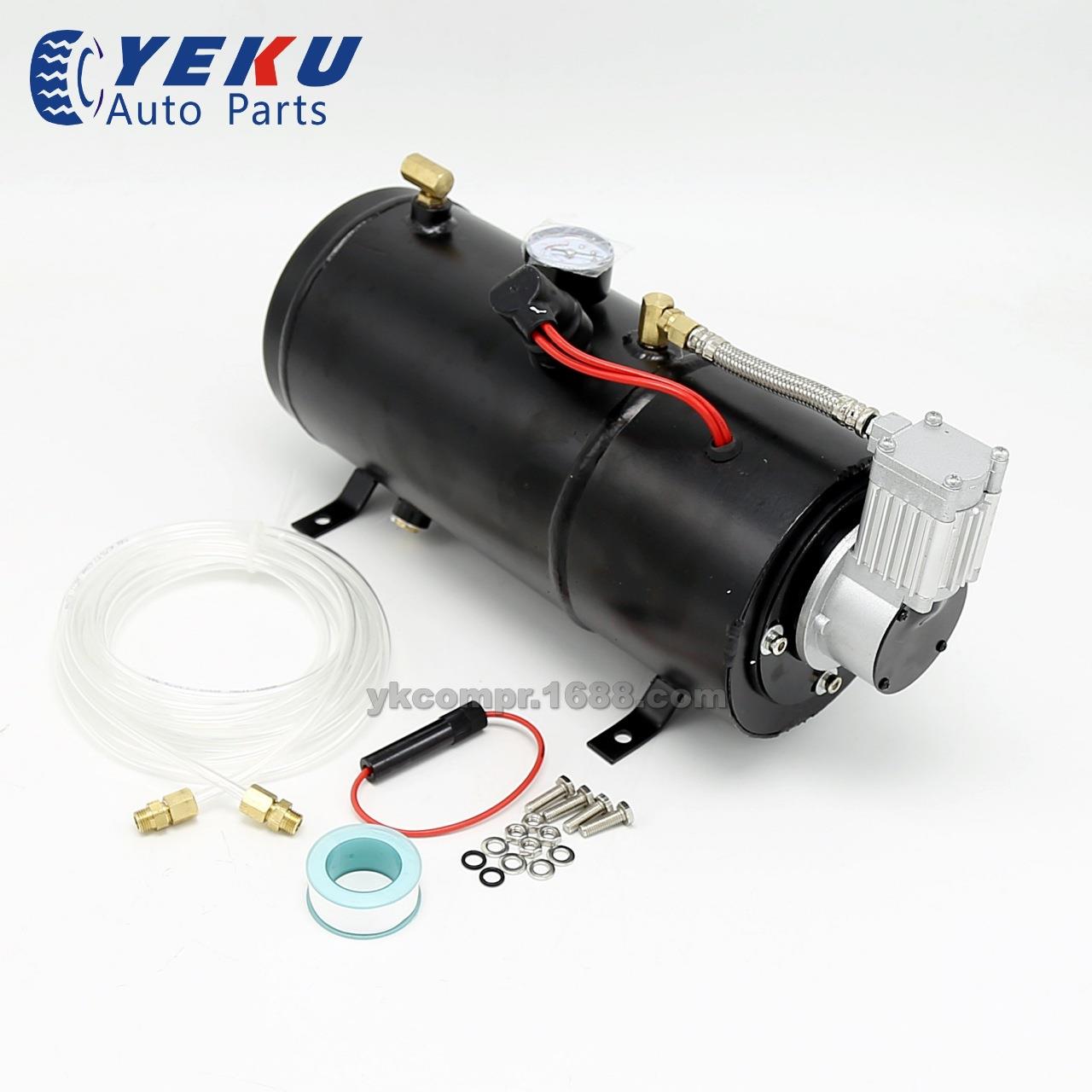 汽车改装气泵12V150psi3L气罐改装气泵空气压缩机车载气泵