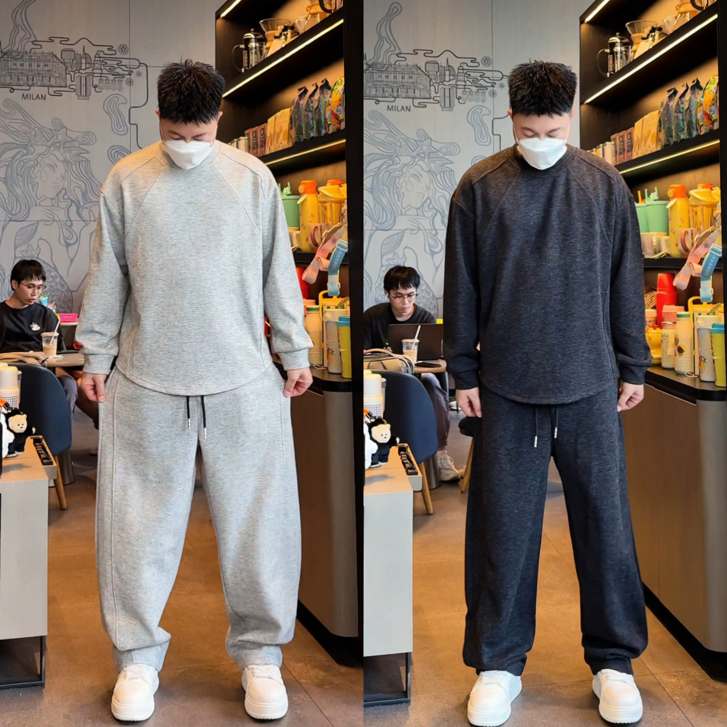 秋季新款男士时尚休闲运动套装