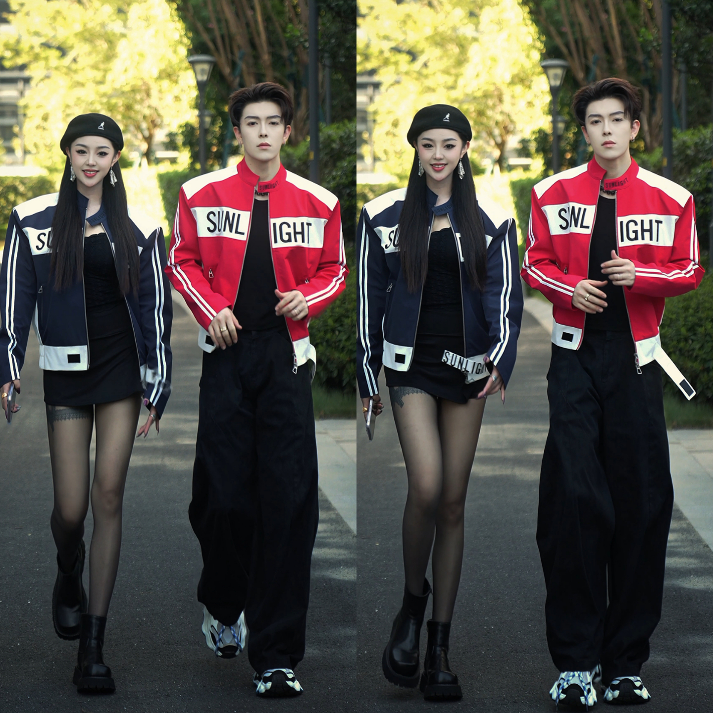 秋季美式复古高级感机车服潮牌