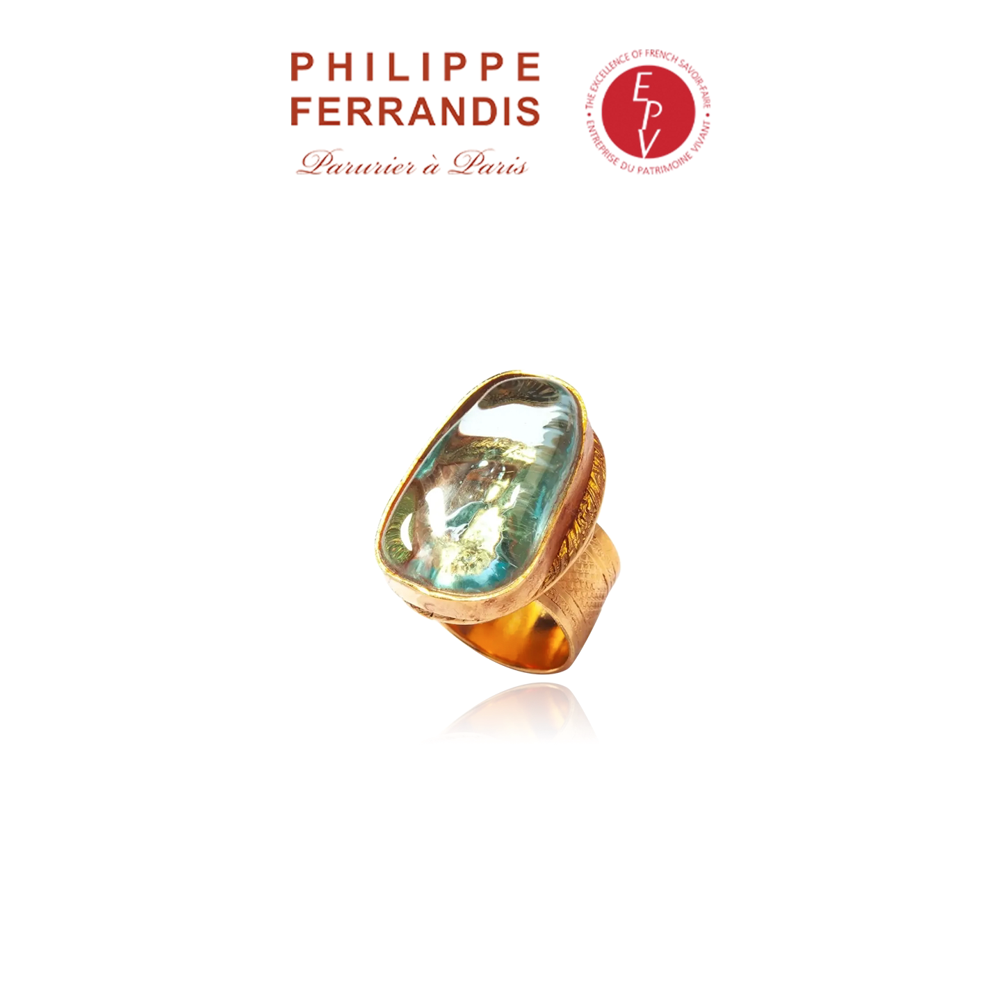 【AZLOOK】Philippe Ferrandis琉璃天虹戒指女款时尚高级感开口戒