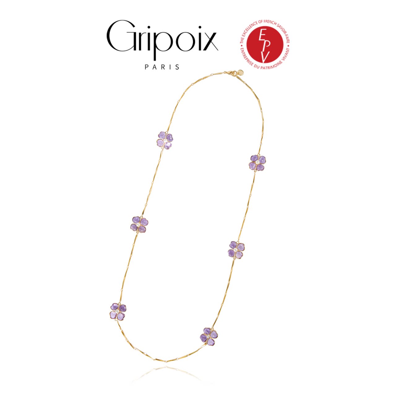 【AZLOOK】Gripoix古法琉璃项链耳环戒指女轻奢高级感时尚首饰品