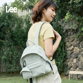 Lee新款 韩版 双肩包女生休闲百搭通勤小背包户外出游轻便旅行包包