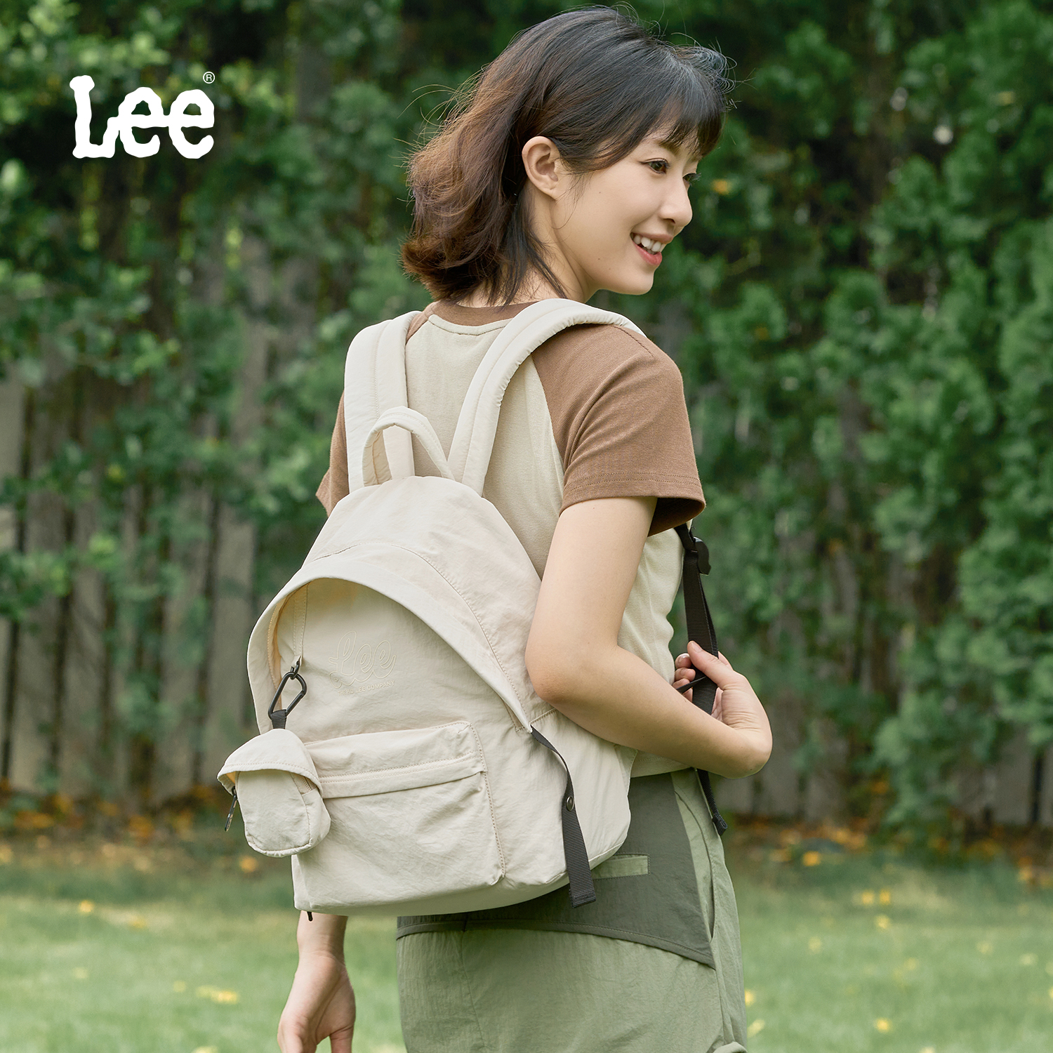 Lee时尚双肩包亲子休闲百搭通勤