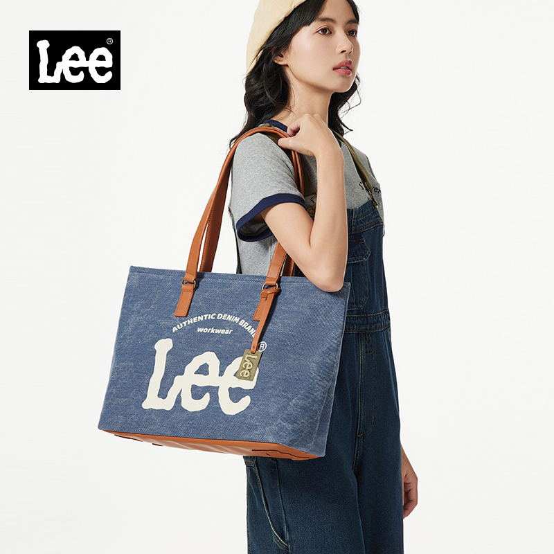 LEE时尚百搭托特包女通勤单肩包