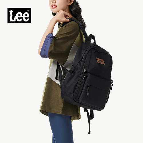Lee双肩包女大容量电脑包