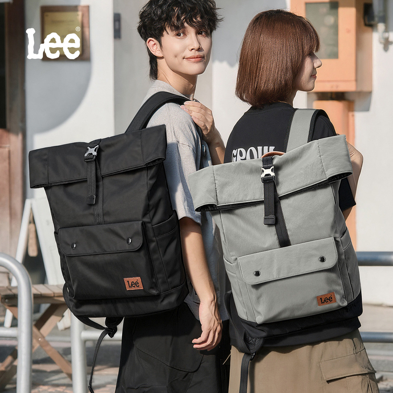 Lee官方新款潮流双肩包