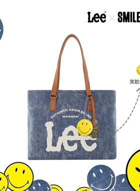 Lee官方手提包女大容量通勤托特包休闲百搭腋下包上班挎包单肩包