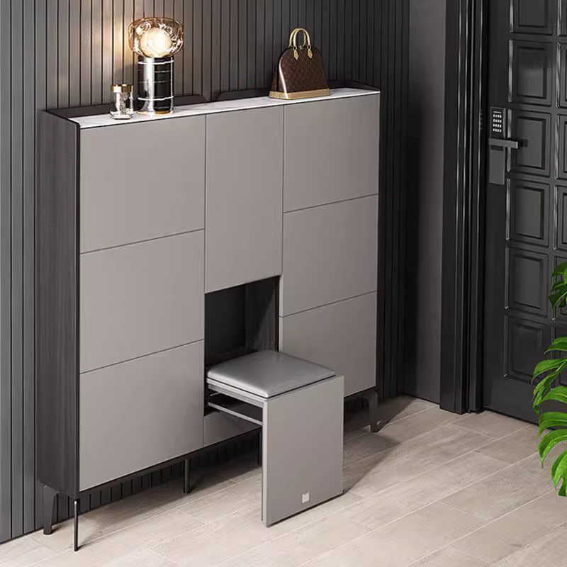 超薄轻奢翻斗鞋柜17cm大容量