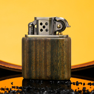 ZORRO/佐罗绿檀老九门绿檀木外壳煤油防风打火机复古男女士礼物